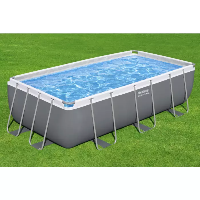 Каркасный бассейн Bestway 56441 BW, Power Steel 404х201х100см, 6478л, фильтр-насос, лестница фото 4